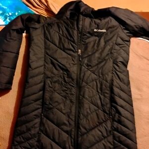 Women's heavenly long hooded jacket